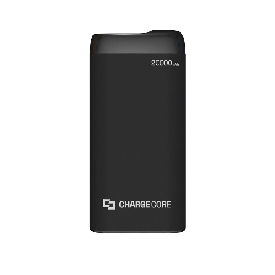 Laser 20000mAh Power Bank MicroUSB/Type C Portable External Battery Charger BLK