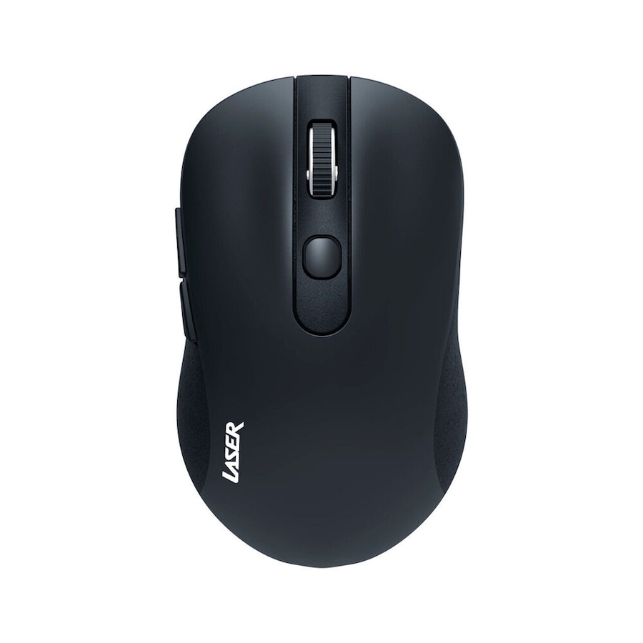 Laser Ergonomic Wireless USB Mouse for PC Laptop Desktop Mac Windows Black