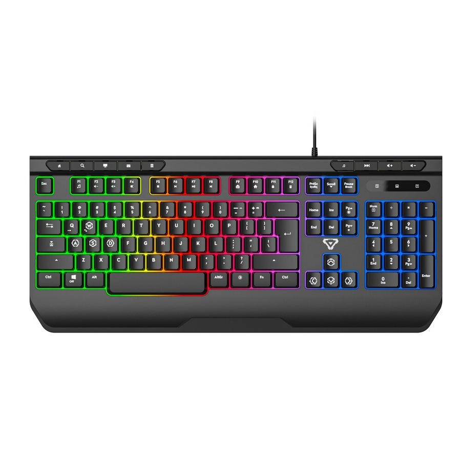 Buy Laser Gaming LED Full Size Wired Keyboard MBK701 For PC/Laptop ...