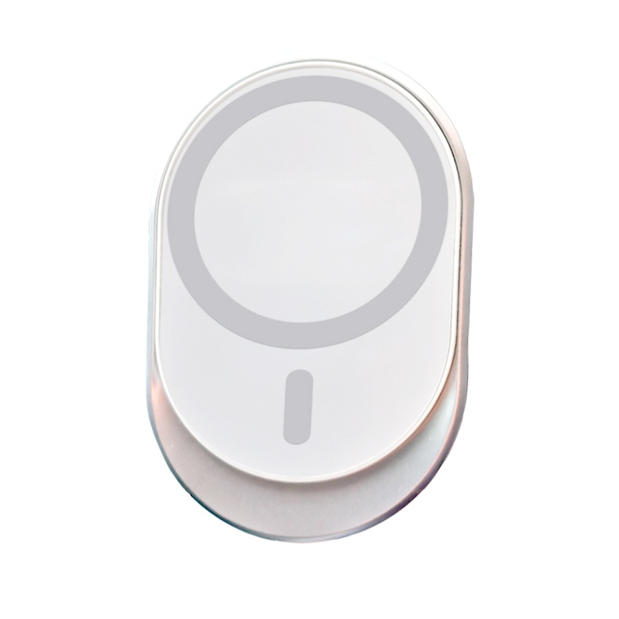 Laser MagSafe Car Vent Mount 15W Wireless Charger For Apple iPhone 12 White