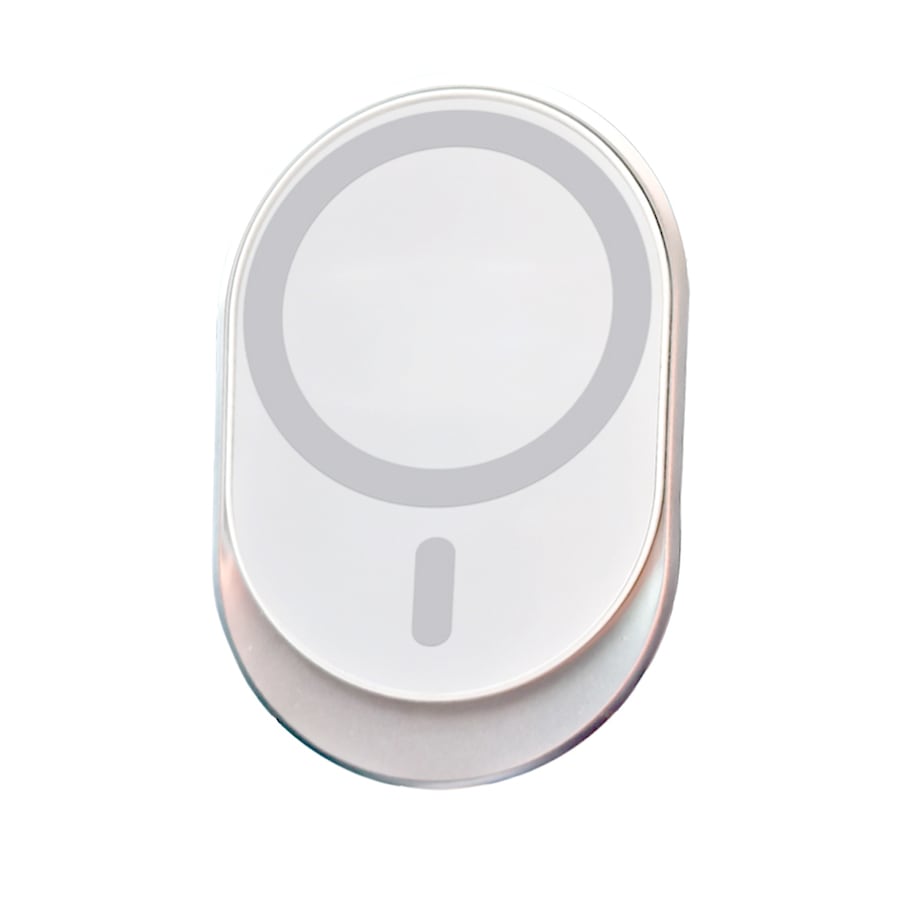 Laser MagSafe Car Vent Mount 15W Wireless Charger For Apple iPhone 12 White