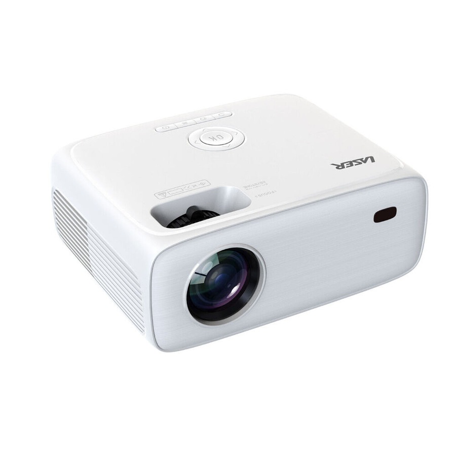 Laser Outdoor Full HD 1080p Portable Projector w/ 120in Inflatable Screen