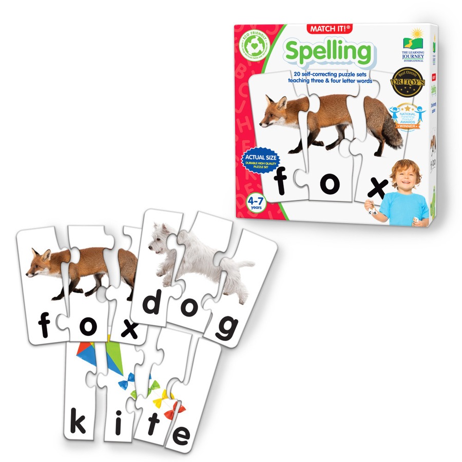 Learning Journey Match It! Spelling Kids/Children Educational Puzzle Toy 4-7y