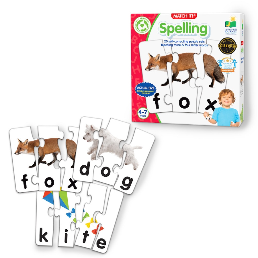 Learning Journey Match It! Spelling Kids/Children Educational Puzzle Toy 4-7y
