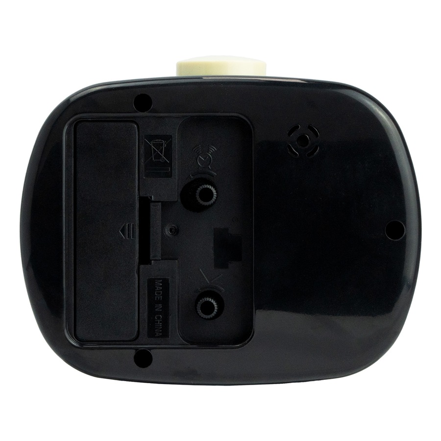 Leni Vintage Retro Desk/Table Analogue Alarm Clock Bedside Home Decor Black