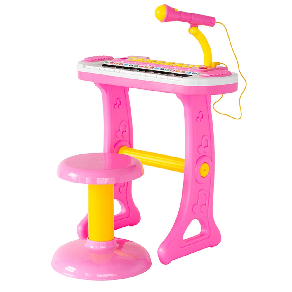Pink 31 Key Kids Electronic Keyboard Piano Organ Toy/Microphone Music play kids