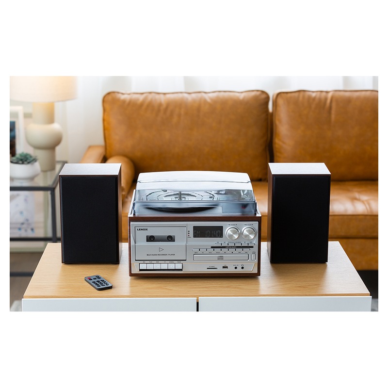 Buy Lenoxx Turntable Player/Recorder/MP3 decoder/Record/cassette/AM/FM