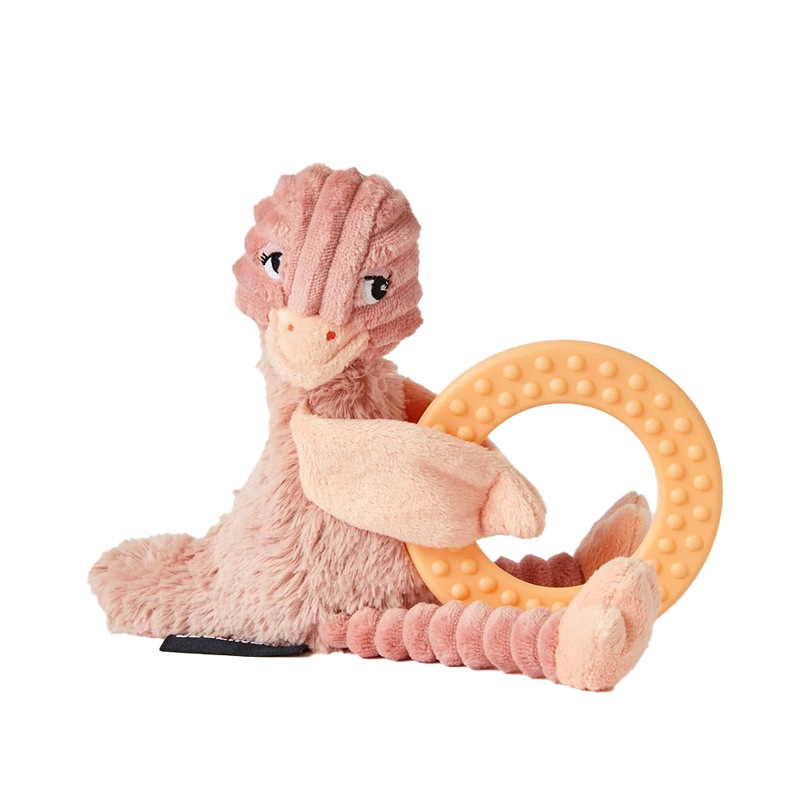 Buy Les Deglingos 17cm Pomelos The Ostrich Silicone Teething Ring Toy