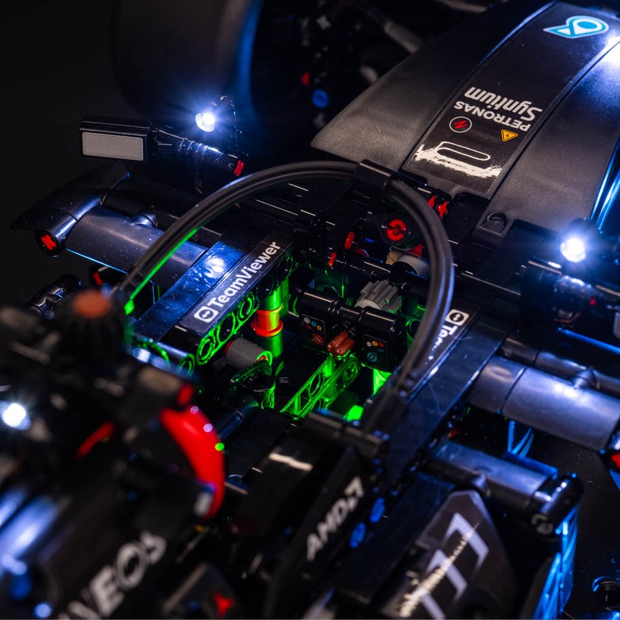 Light My Bricks USB LED Lighting Kit For Lego Mercedes-AMG F1 W14 E No.42171 12+