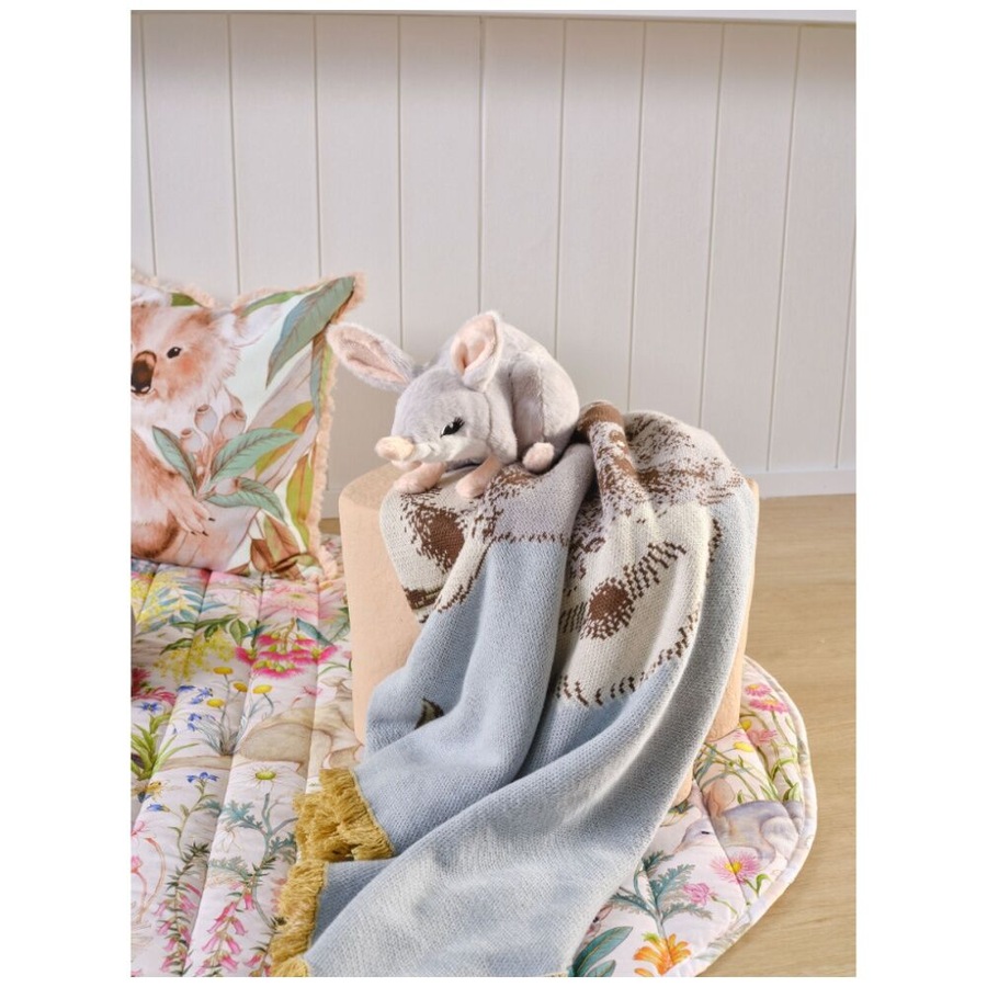 Linen House Kids X Artist Collaboration Kevin Koala Childrens Blanket 120x140cm