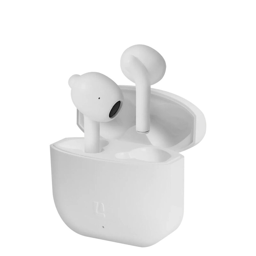 Liquid Ears True Wireless Stereo Bluetooth Touch Control Stem Earphones White