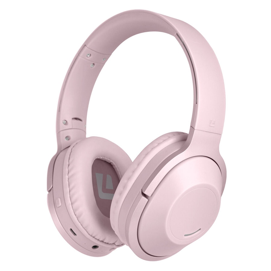 Liquid Ears Wirefree Over-Ear Foldable Bluetooth Headphone Headset Pink