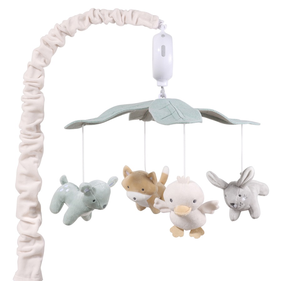 Little Haven Crib Musical Mobile w/ Soft Plush Baby/Kids Toy Woodland 0M+