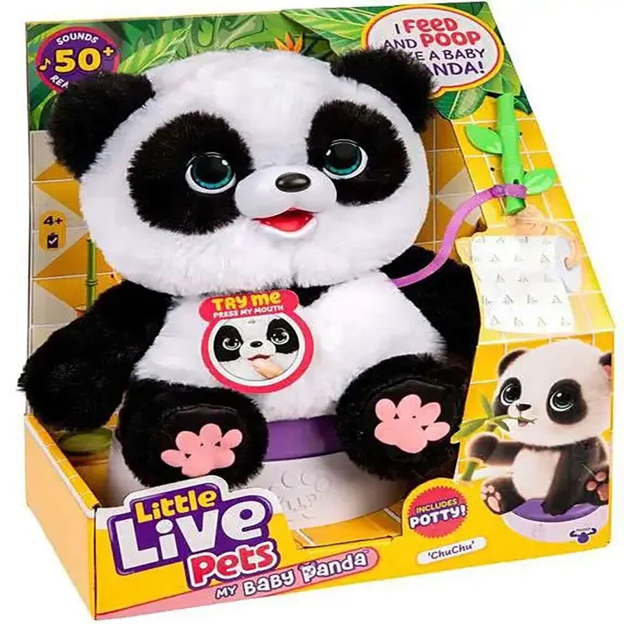 Little Live Pets My Lil' Baby Panda Single Pack Interactive Plush Toy