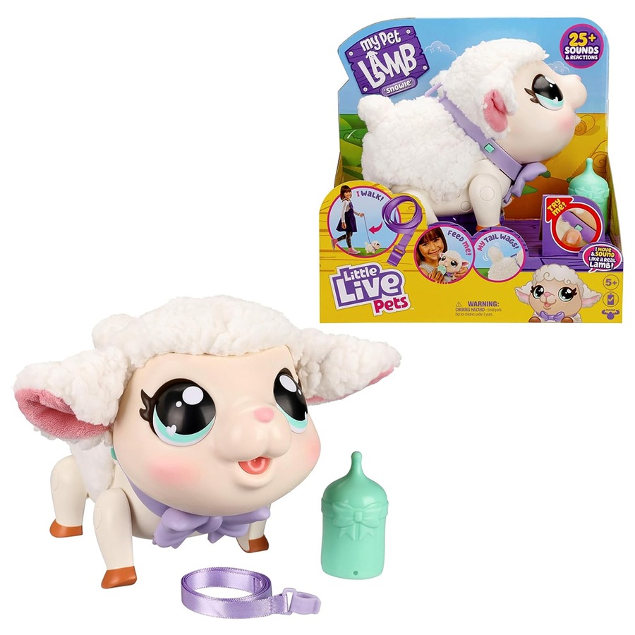 Little Live Pets My Pet Lamb Snowie Kids/Childrens Toy Interactive Playset 5y+
