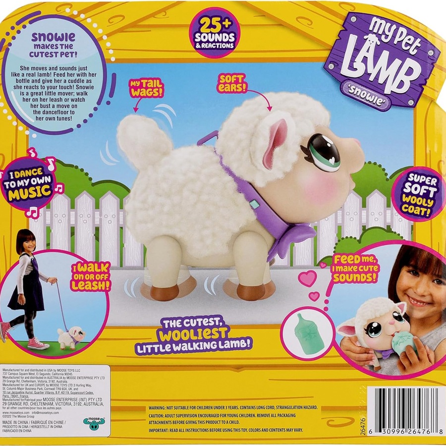 Little Live Pets My Pet Lamb Snowie Kids/Childrens Toy Interactive Playset 5y+