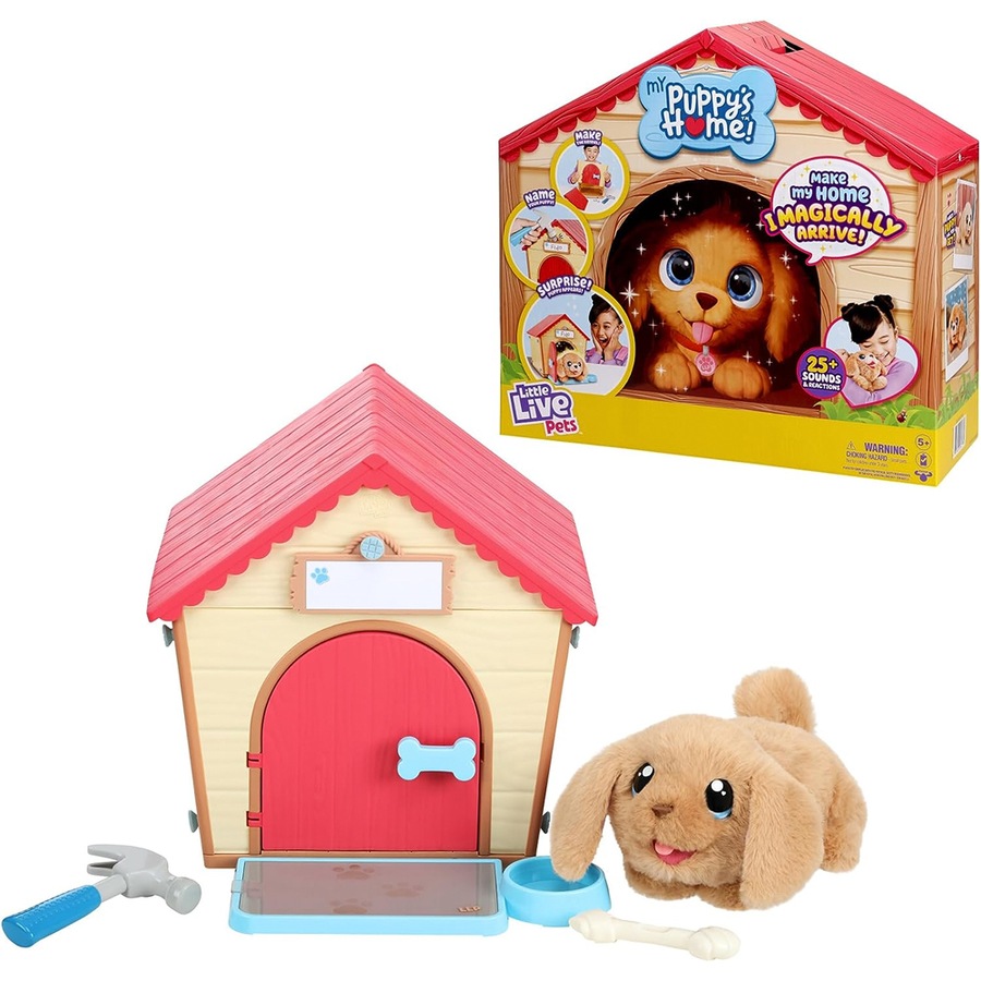 Little Live Pets My Puppy's Home Kids/Childrens Toy Interactive Playset 5y+