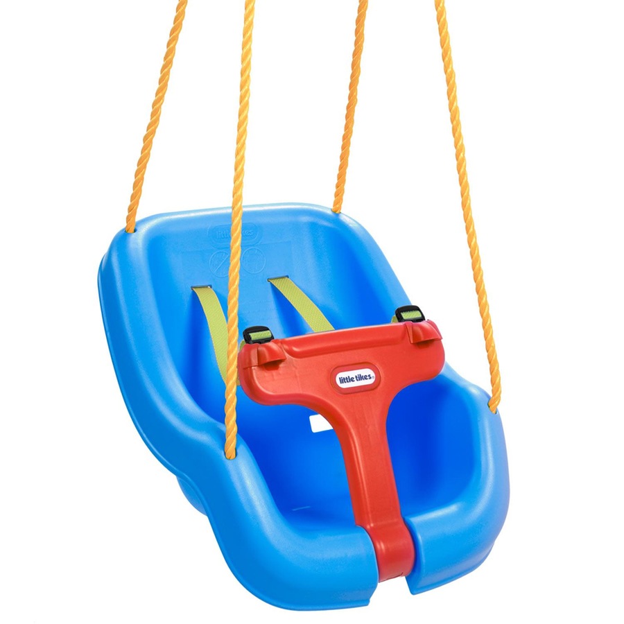 Little Tikes 2-in-1 Snug ’n Secure 43cm Outdoor Swing Baby/Kids Toy 9-48m Blue