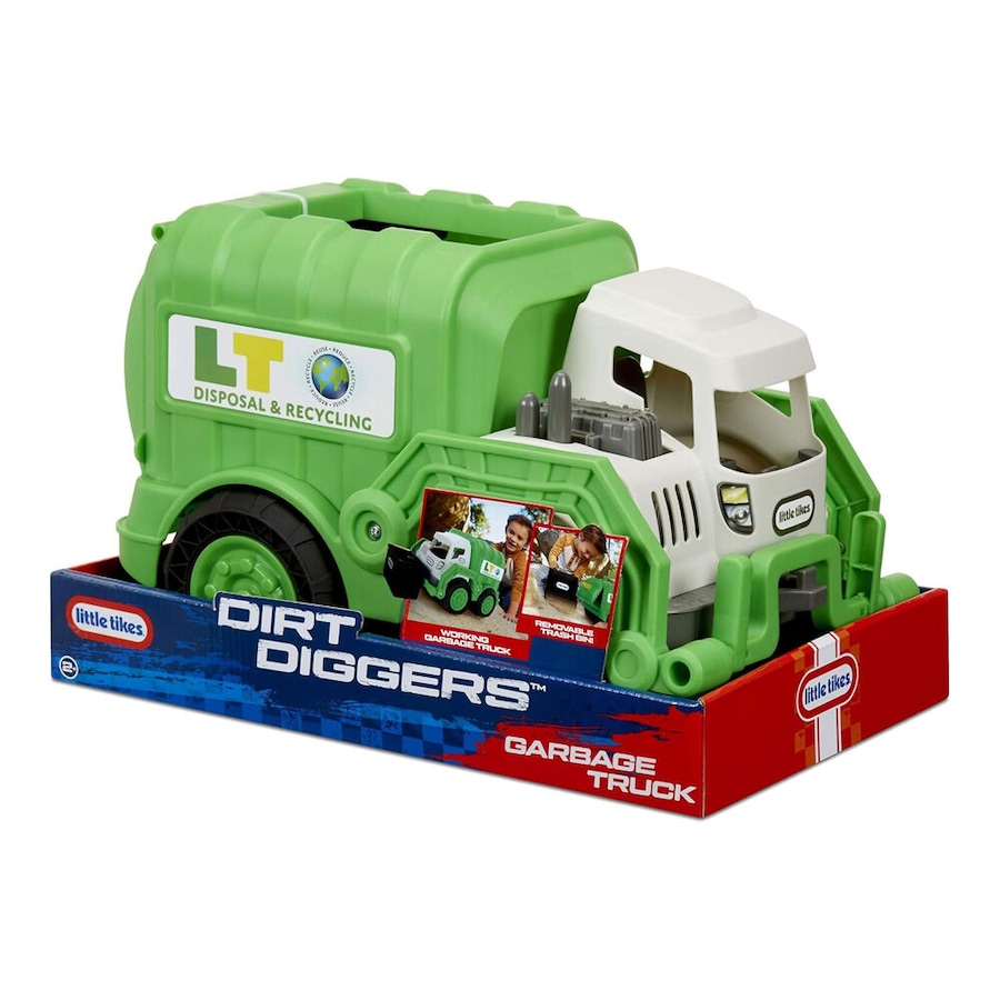 Little Tikes Dirt Digger Real Working Kids Garbage Truck Vehicle Toy 2y+