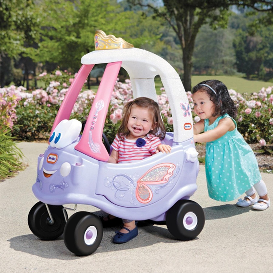 Little Tikes Kids Fairy Cozy Coupe Toddler Children Ride-On Toy Car Purple 18m+
