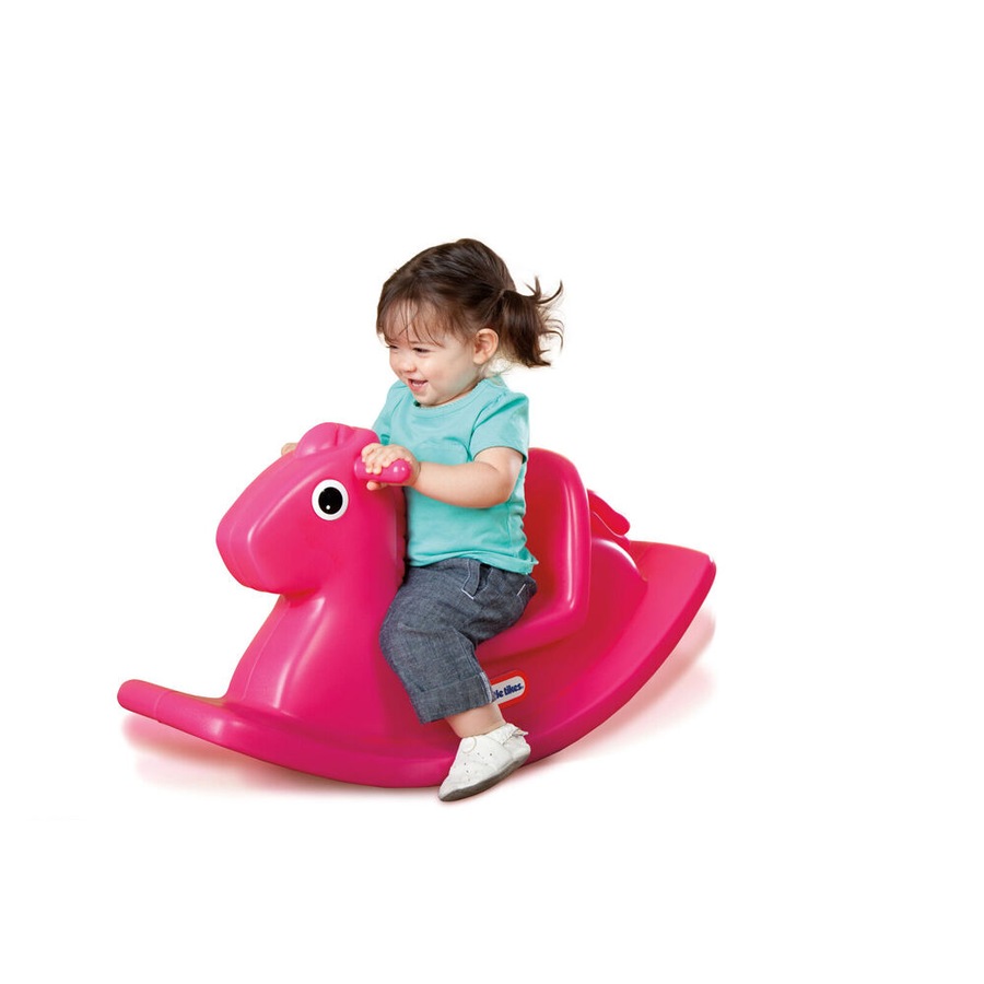Little Tikes Rocking Horse Kids/Children Fun Play Ride-On Toy Magenta 1-3y+