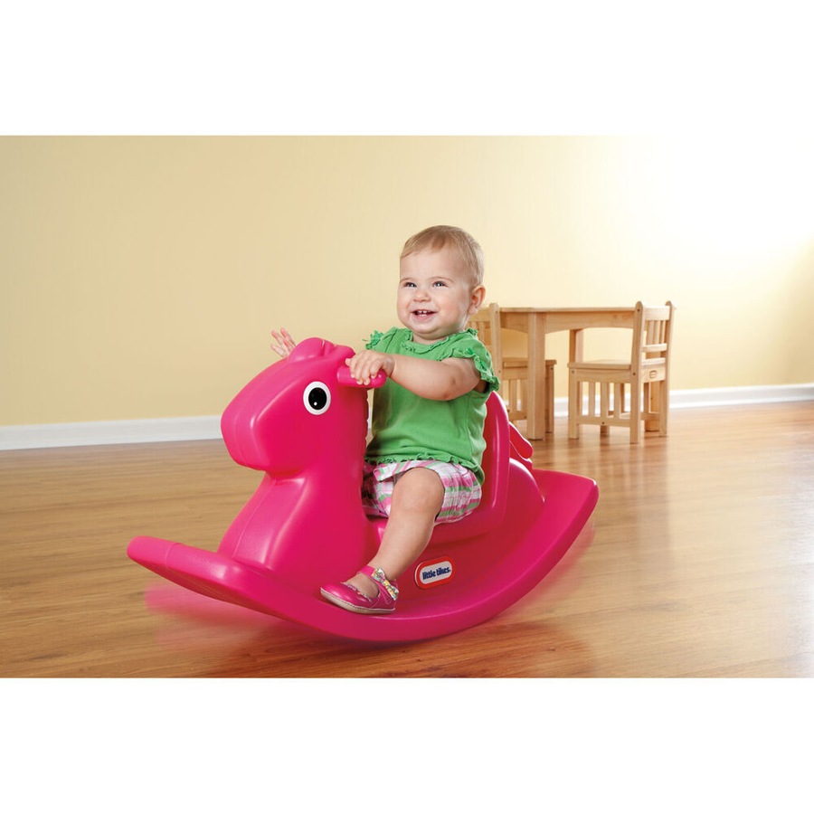 Little Tikes Rocking Horse Kids/Children Fun Play Ride-On Toy Magenta 1-3y+