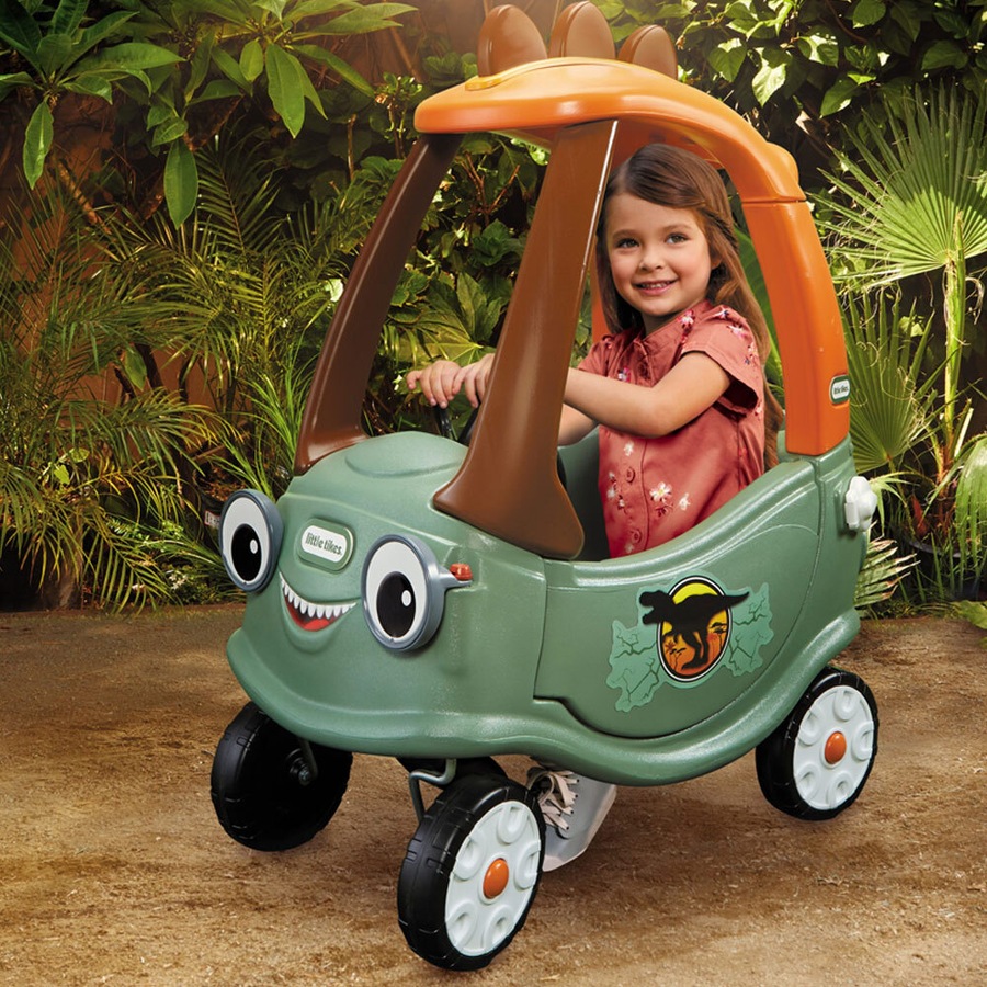 Little Tikes T-Rex Cozy Coupe Ride On Toy Foot to Floor Powered Vehicle for Kids