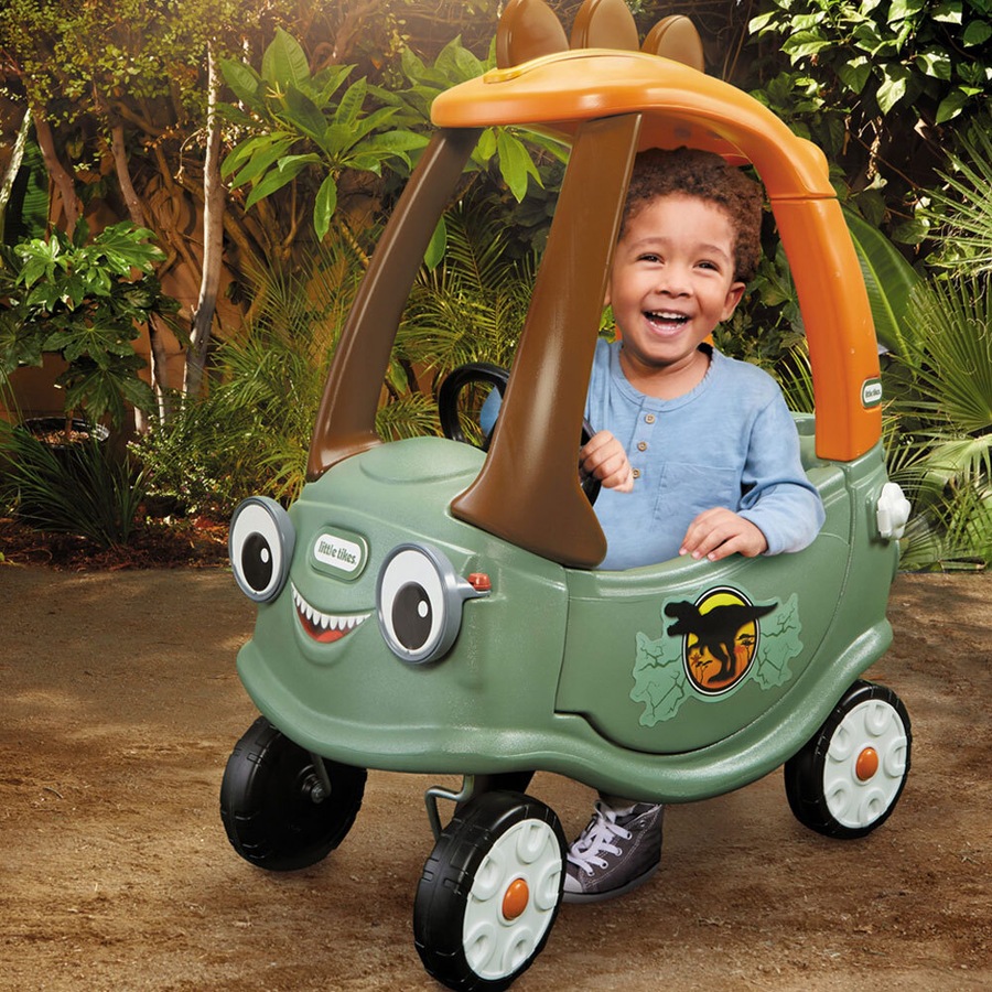 Little Tikes T-Rex Cozy Coupe Ride On Toy Foot to Floor Powered Vehicle for Kids