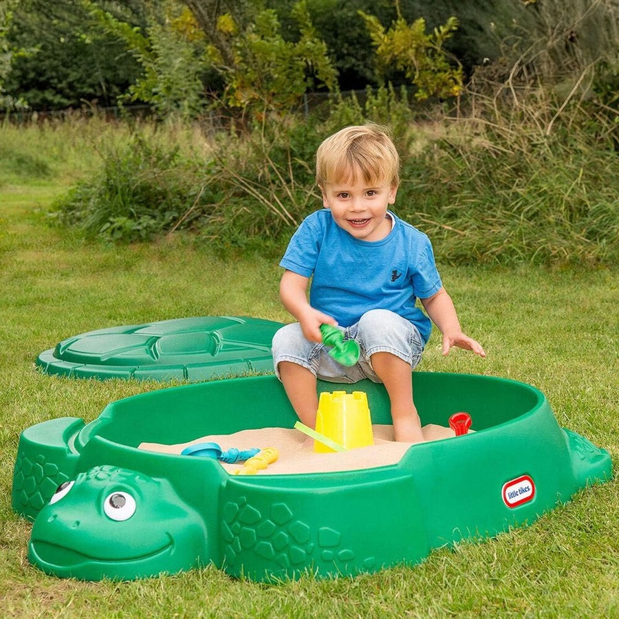 Little Tikes Turtle Sandbox Kids/Children Outdoor Play Sandpit Sensory Toy 1+
