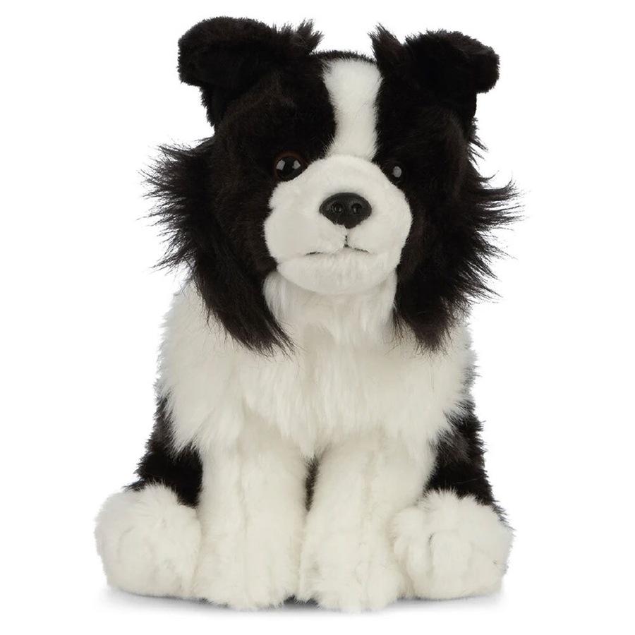 Living Nature Border Collie 20cm Plush Soft Toy Animal Dog Baby/Infant 0m+