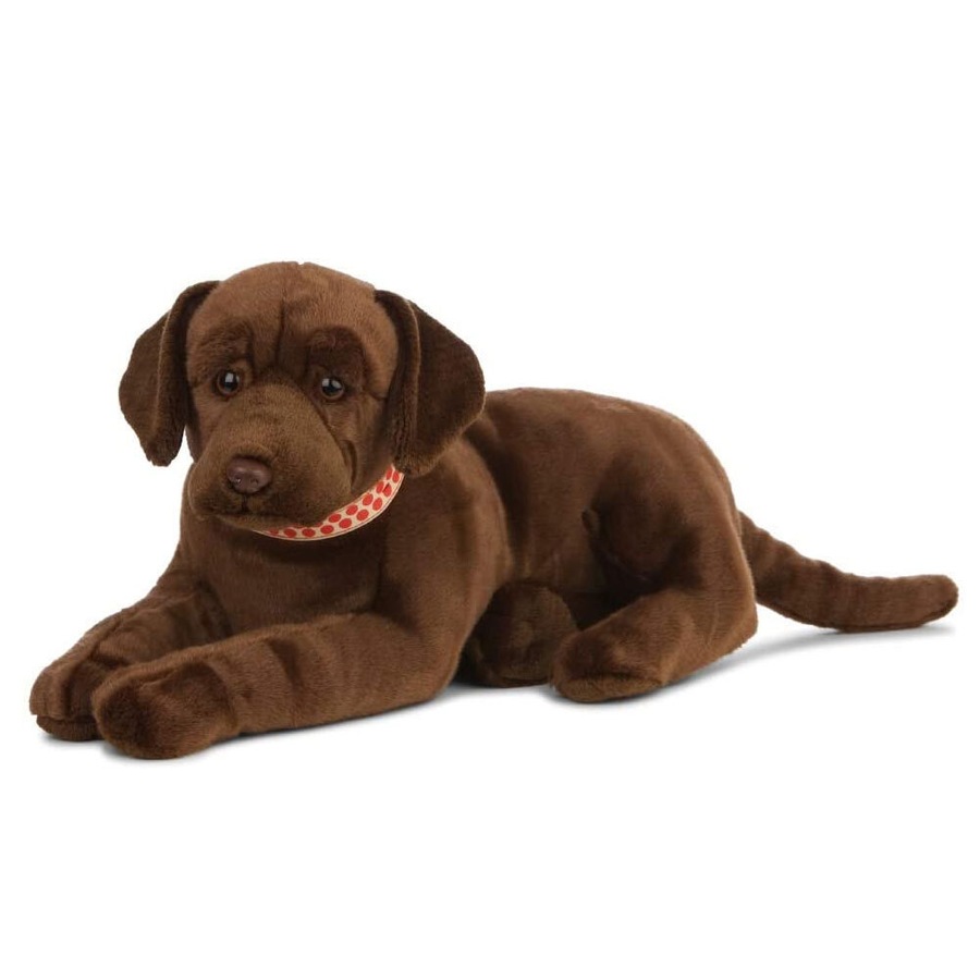 Living Nature Giant Chocolate Labrador Puppy 59cm Soft Stuffed Toys Baby 0m+
