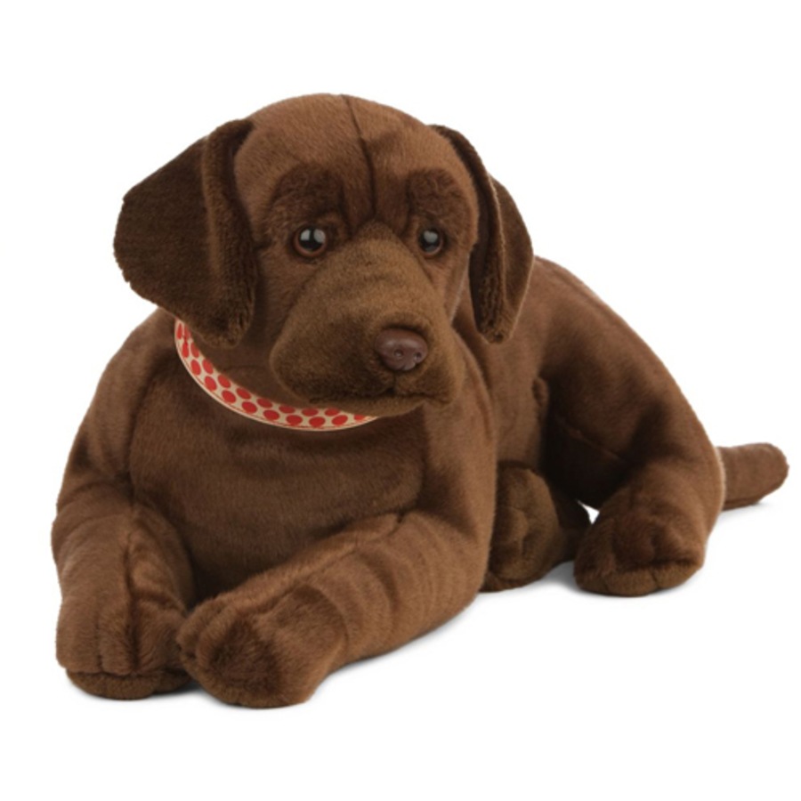 Living Nature Giant Chocolate Labrador Puppy 59cm Soft Stuffed Toys Baby 0m+
