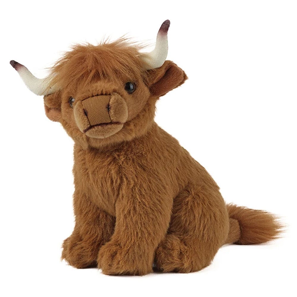 Living Nature Highland 21cm Cow Stuffed Animal Soft Plush Baby/Infant 0m+ Toy