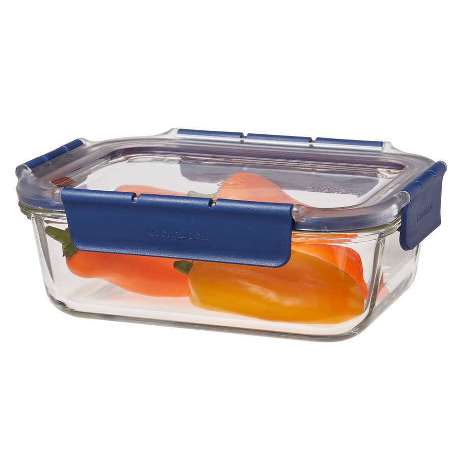 Buy LocknLock Top Class 1L/21cm Glass w/Tritan Lid Rectangular ...