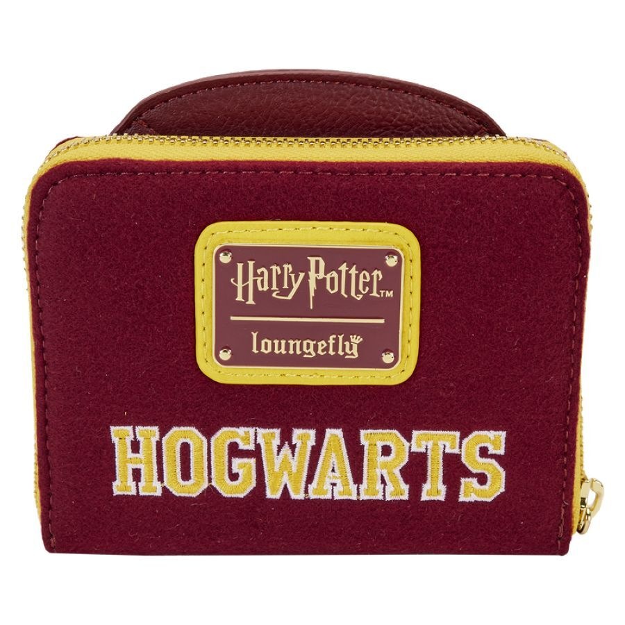 Loungefly Harry Potter Gryffindor Hogwarts Crest Varsity Jacket Zip Wallet