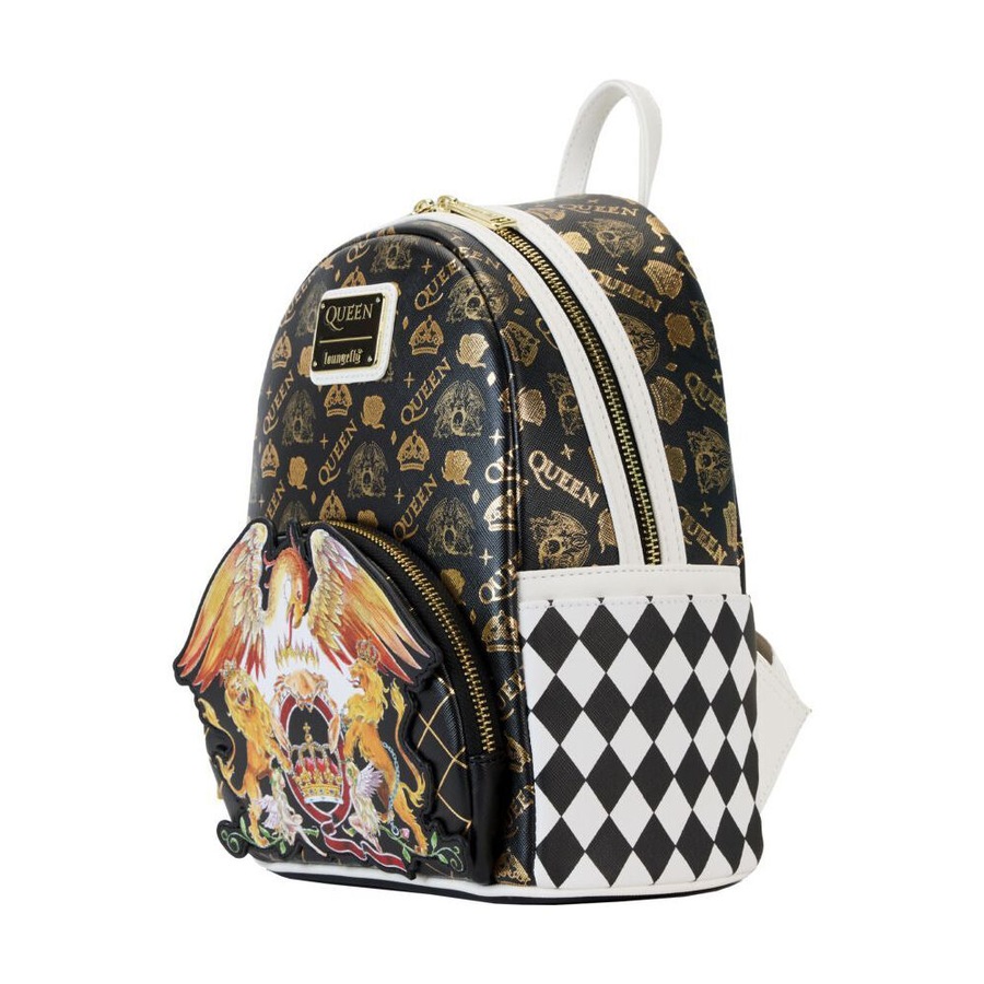 Queen Logo Crest Adjustable Mini Backpack 23x27cm 8y+