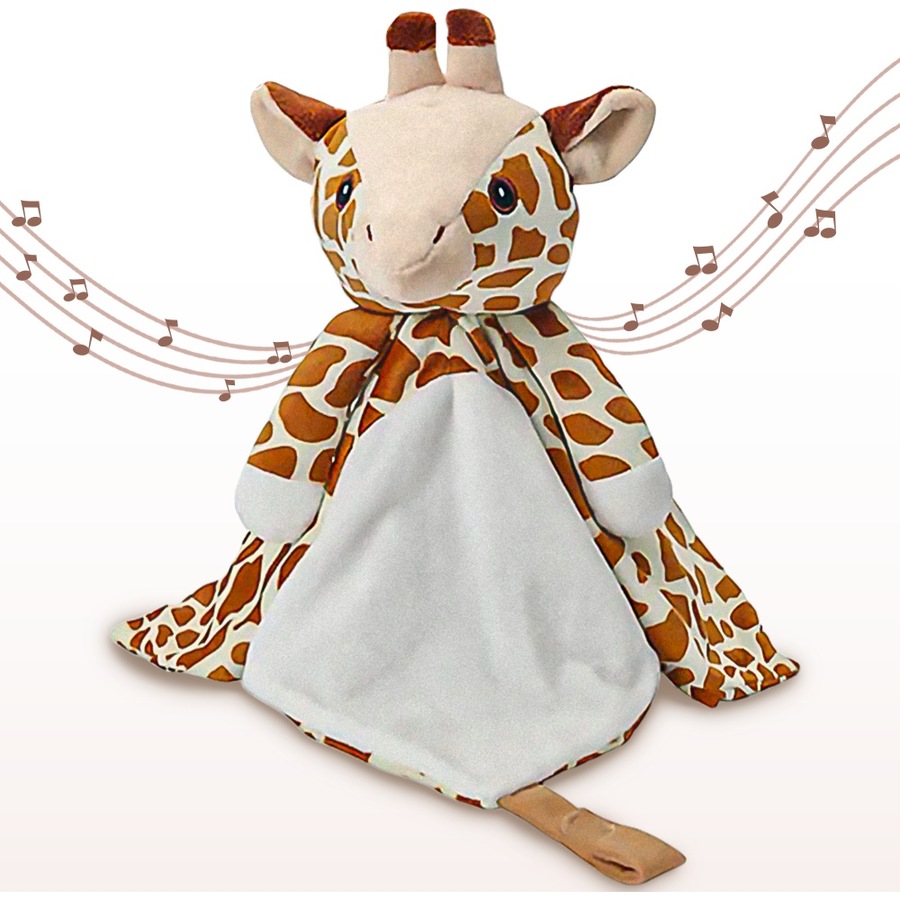 Love By Emi Aria Dark Giraffe Infant/Baby/Toddler Musical Comforter 0y+ Brown