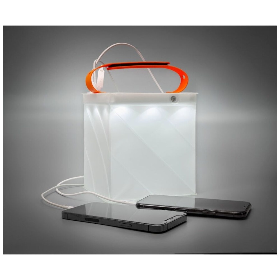 LuminAID Solar Packable Camping Lantern Dual Phone Charger 600 Lumens USB
