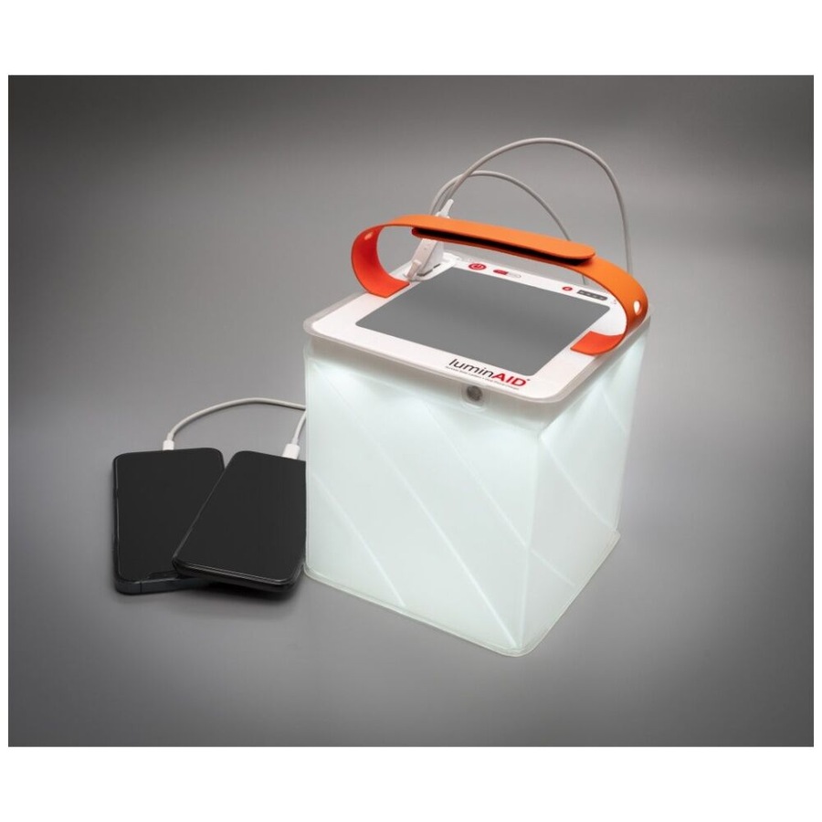 LuminAID Solar Packable Camping Lantern Dual Phone Charger 600 Lumens USB