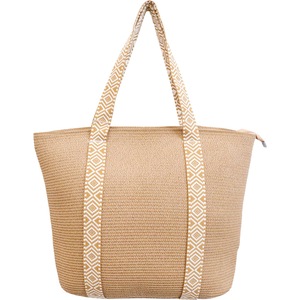 LVD Women's/Ladies Beach Carry All Bag Outdoor Beach/Fashion Tote 50cm NTRL