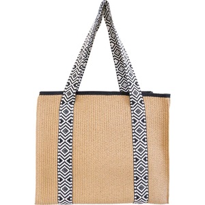 LVD Women's/Ladies Beach Summer Carry Tote Outdoor Shoulder Bag 34x29cm NTRL