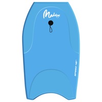Maddog Crescent Tail Speed Adult Beach Bodyboard Water Sport w/Leash Blue 40"