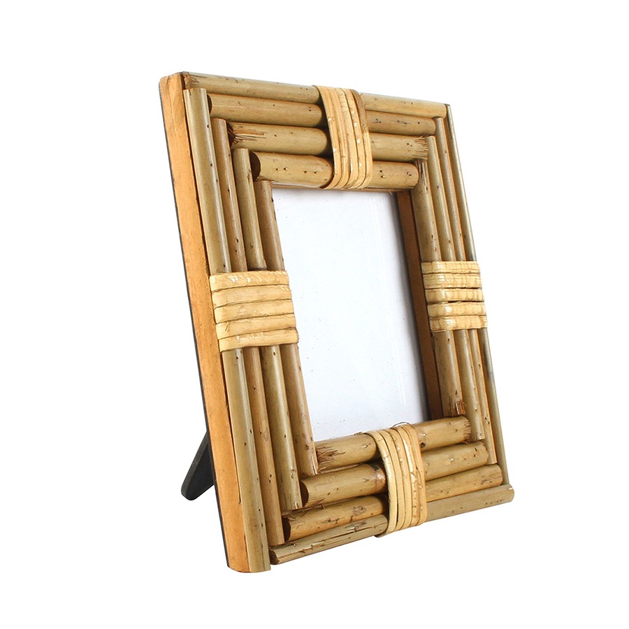 Maine & Crawford Barto 18x18cm Bamboo Picture Frame Photo Display Holder Natural