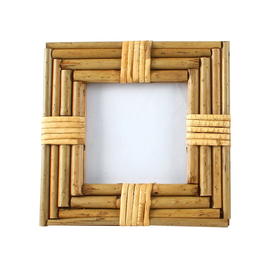 Maine & Crawford Barto 18x18cm Bamboo Picture Frame Photo Display Holder Natural
