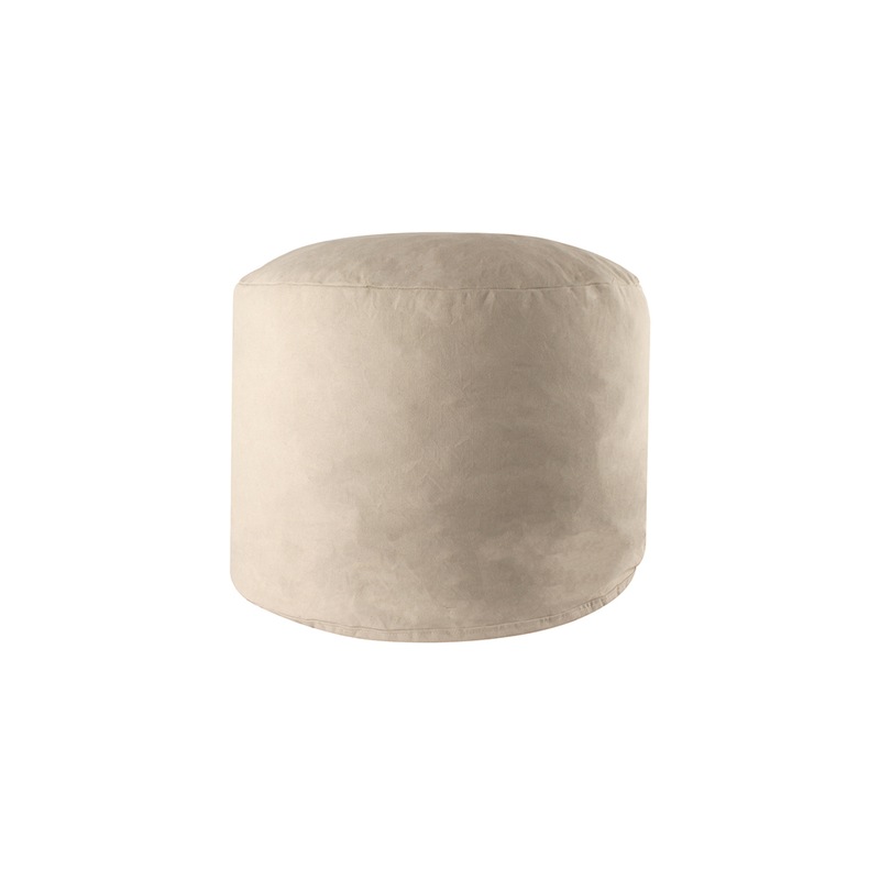 Buy Maine & Crawford Emil 60cm Round Ottoman Chair/Foot Stool Furniture Seat Natural MyDeal