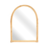 Maine & Crawford Ines 61x45cm Arched Mirror Wall Hanging Home/Room Decor Natural