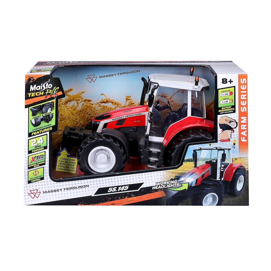 Maisto 1:16 Massey Ferguson 8S Tractor 2.4 GHz Remote Control RC Car Toy 8y+