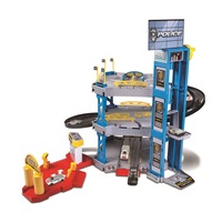 Maisto Fresh Metal Command Center Police Station Kids Car Track Playset Car 3y+