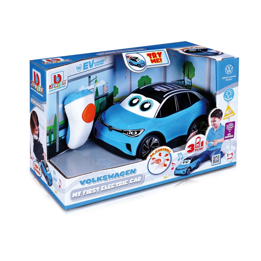 Maisto My 1st Electric Car R/C Volkswagen EV Blue 2.4 GhZ Model Car Toy 2-5y