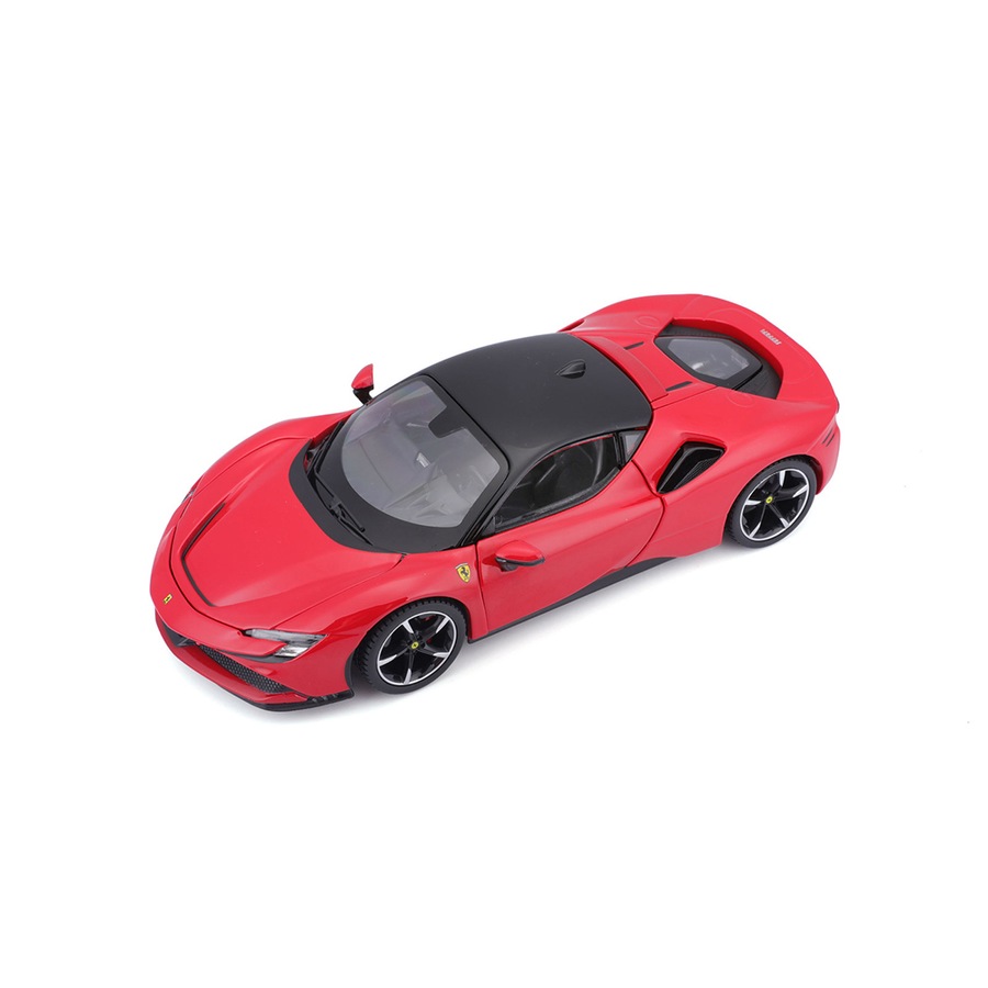 Maisto Race & Play 1:24 Ferrari SF 90 Stradale Hybrid Model Car Kids Toy 3y+